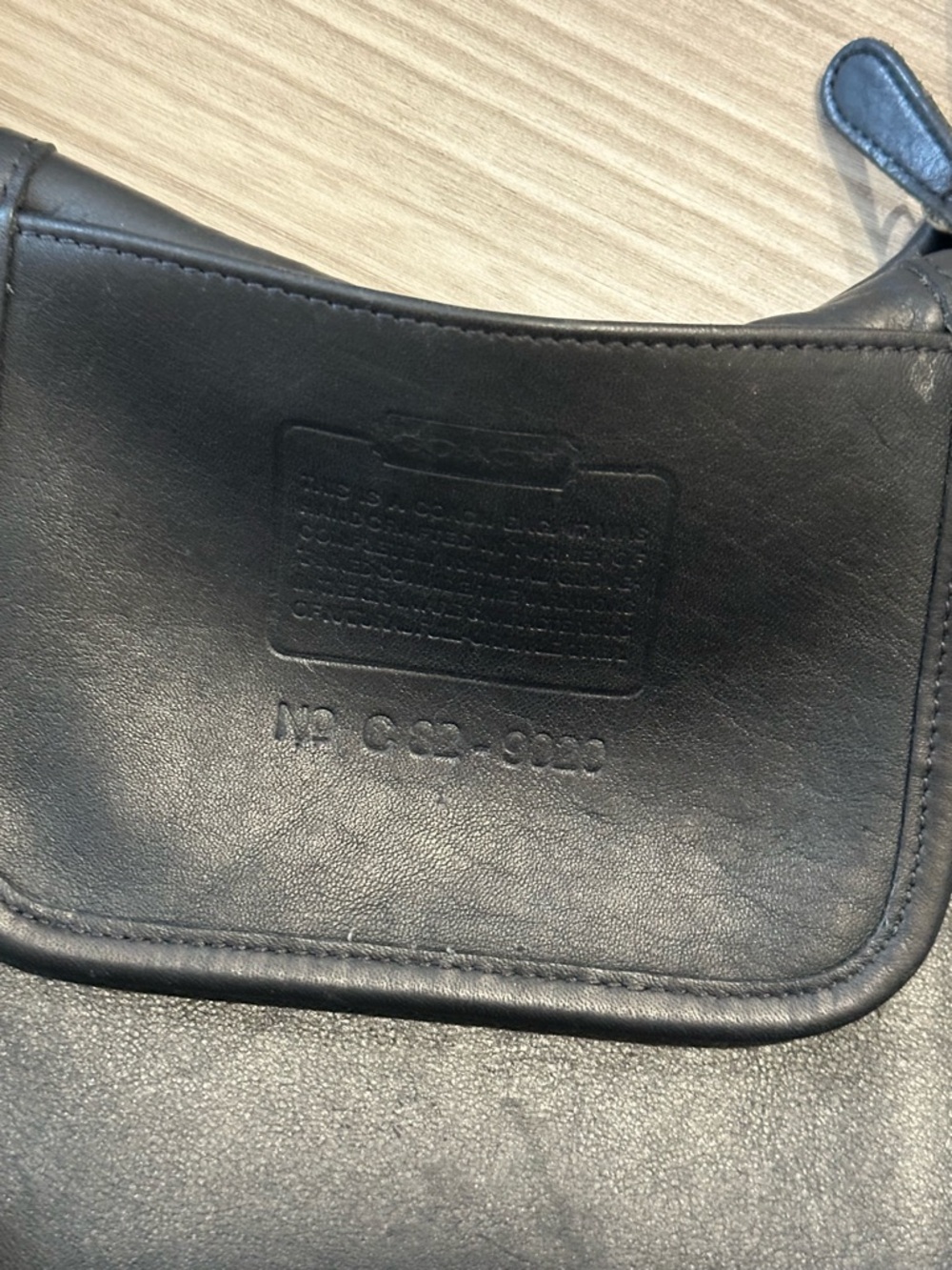 Coach Black Leather Vintage Mini Ergo - Picture 8 of 11
